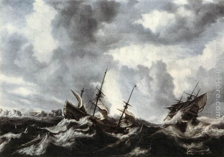 Bonaventura Peeters the Elder Storm on the Sea